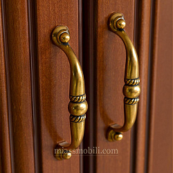 Шкаф 3-х дв. Lorenzo вишня для платья и белья без зеркала