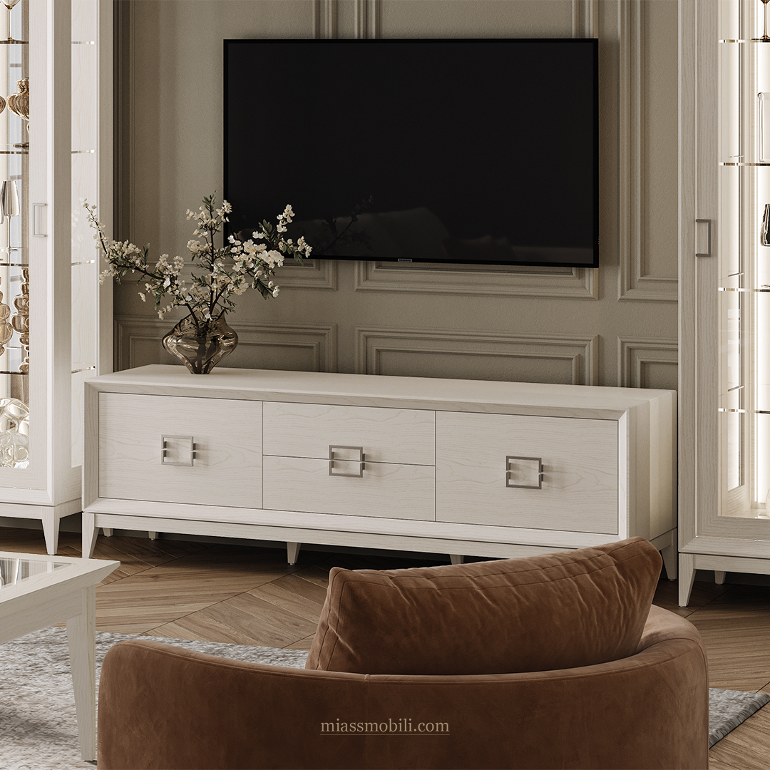 Тумба для радиоаппаратуры Modena дуб Сатин