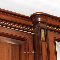 Шкаф 5-ти дв. Joconda орех для платья и белья без зеркал