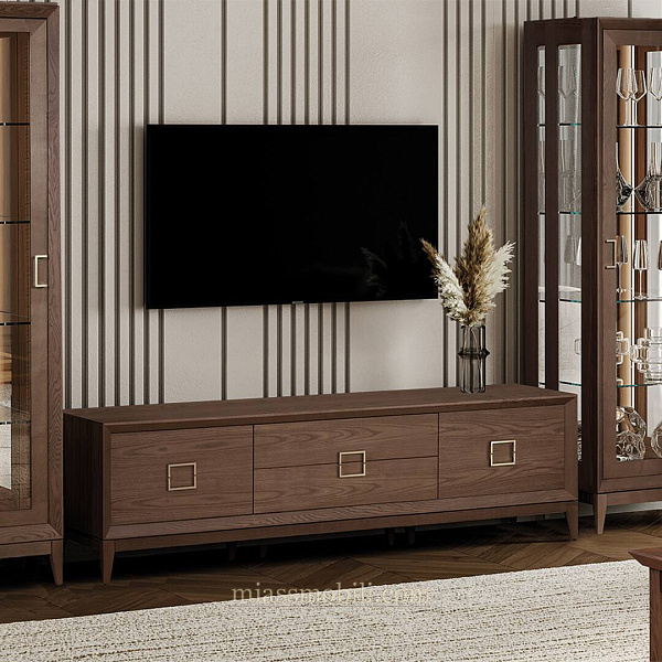 Тумба для радиоаппаратуры большая Modena орех Мокко