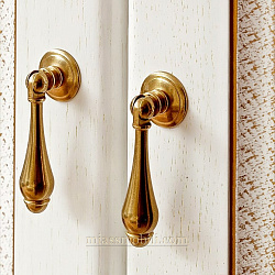 Шкаф 4-х дв. Luigi цвет белый для платья и белья без зеркал с ящиками