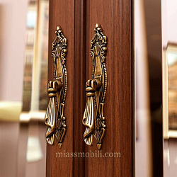 Шкаф 2-х дв. Joconda орех для платья и белья с зеркалами